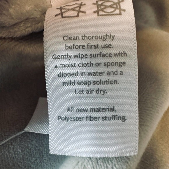 Carter's 2020 Plush Grey/Pink Bunny Security Blanket Stuffed Toy Stuffed Animal - Picture 8 of 8